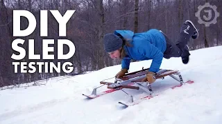 Epic Sledding on the DIY Snow Sled (4/4)