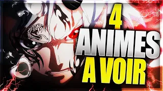 4 ANIMES DE DINGUES A VOIR MAINTENANT !