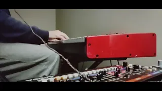 Pad sounds improvisation with Roland JU-06A, Nord Stage 2EX, Zoom MS50G