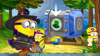 Despicable me minion rush Lucky Day Stage 1 reward Unboxing with Witch