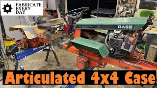 Building an Articulated 4x4 Tractor out of two old Case 155's - Part 1 - Step by Step Build Process!