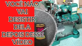 COMO PASSAR LINHA E FIOS NA OVERLOCK SEMI-INDUSTRIAL CHINESINHA