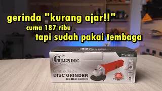 tes dan review gerinda murah Glendic 100 red series.. pilihan tepat buat budget minim!!