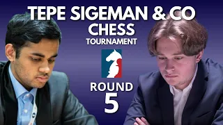 Arjun Erigaisi vs Vincent Keymer | TePe Sigeman & Co Chess 2024 | Round 5