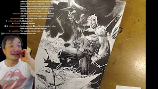 BATMAN PINUP (part 3) Finale...Art Stream with Jim Lee