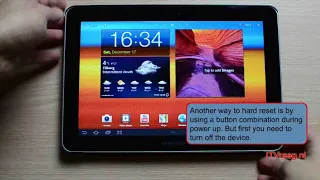Galaxy Tab 10.1 - Hard Factory Reset (two ways)