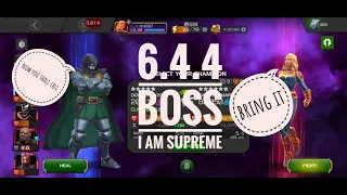 MCOC Act 6.4.4 boss fight, this should have gone better.  join me and watch me win the game.