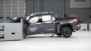 2022 Toyota Tundra crew cab driver-side small overlap test