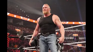 Brock Lesnar Returns on RAW || Brock Lesnar vs. HHH || Undisputed Championship