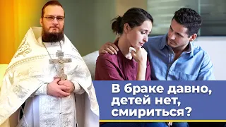 В браке давно, детей нет, смириться? Священник Антоний Русакевич
