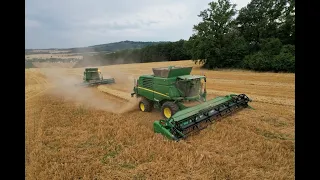 🌾🌾  ŽNĚ 2022 | ozimé ječmeny | JD T670i Hillmaster & JD T670i | Agro Úsovsko Klopina  🌾🌾