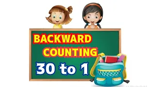 Backward Counting 30 to 1 _ Reverse Counting for Kids _ Baby Learning India