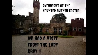 We stayed at a haunted castle overnight !