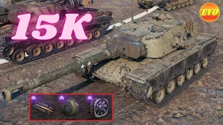 T110E4 - 8 Kills 15K Damage + block   World of Tanks