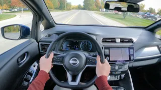 2023 Nissan Leaf SV Plus - POV Test Drive (Binaural Audio)