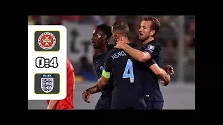 Malta vs England 0-4 All Goals & Highlights - WC Qualifiers 02/09/2017