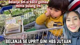 BELANJA SEUPRIT GINI HABIS JUTAAN - BELANJA BERDUA SAMA SI KECIL