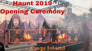 Kings Island 2019 Haunt Opening Ceremony!