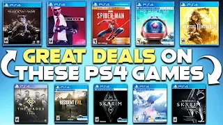 10 AWESOME PS4 GAME DEALS AVAILABLE RIGHT NOW ON PSN!