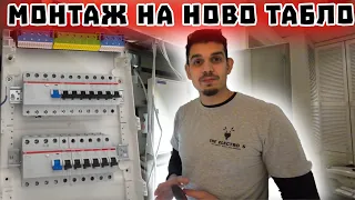 Монтаж На Ново Табло и Окабеляване ( Трифазен ток - ДТЗ)