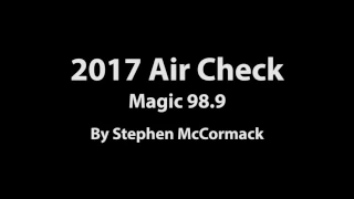 2017 Air Check - Stephen McCormack