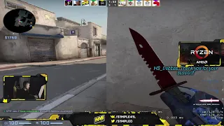 S1mple stream dust 2 vs xantares