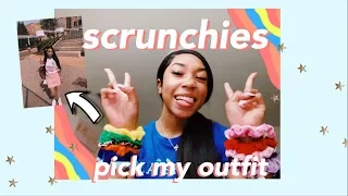 SCRUNCHIES PICK MY OUTFIT FOR A WEEK! ⎪Ali Annabelle Hair