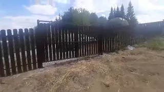 Забор из евроштакетника в Новосибирске