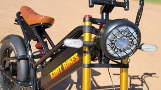 Billy Goat Full Suspensions Ebike by Goat Power Bikes Assembly  / Top Speed Test