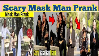 Scary Man Prank scary Mask prank man following people||Scary Ghost Prank in night