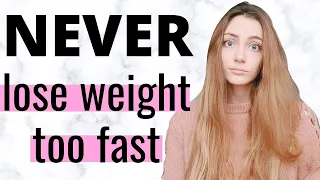 Why you SHOULDN'T LOSE WEIGHT too FAST— quick weight loss DANGERS | Edukale