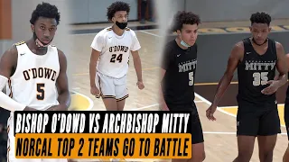 Bishop O'Dowd vs Archbishop Mitty | Bay Area's Top Teams Face-off | Jalen Lewis vs Nigel Burris