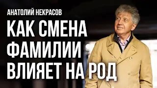 Как смена фамилии влияет на род? Анатолий Некрасов, писатель и психолог