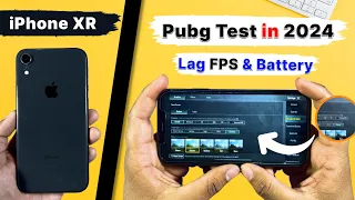 iPhone XR PUBG Test in 2024 🔥 | Detailed BGMI Test in Hindi - FPS - Heating- Battery ⚡️