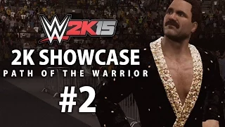 WWE 2K15 (PS4) 2K Showcase - Path of the Warrior Gameplay Walkthrough Part 2