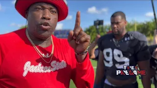 EXCLUSIVE - Warren Sapp Speaks Directly To The Jackson State Defensive Line