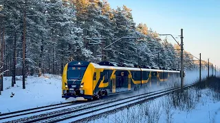 Winter Wonderland! Snowy Trains of Latvia ❄️🇱🇻