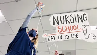 Nursing School Day in my Life | Come to class, meetings & lab with me!
