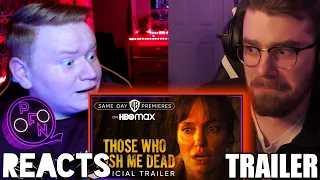 'THOSE WHO WISH ME DEAD' Official Trailer Reaction | PFNReacts