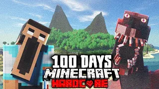 I Spent 100 Days on a Horror Island in Hardcore Minecraft