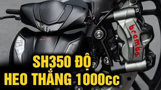 SH350i lên Heo thắng của Moto cùng dàn đồ chơi khủng - Tâm Đắc Shop