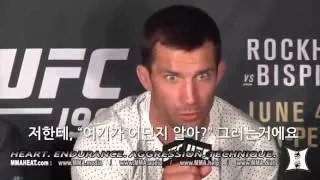 [UFC 199] 시합 후 기자회견: 락홀드 비스핑 티격태격 - 1부
