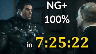 Batman: Arkham Knight Speedrun (NG+ 100%) in 7:25:22