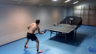Table Tennis training - Tibhar junior pro ( part 1)