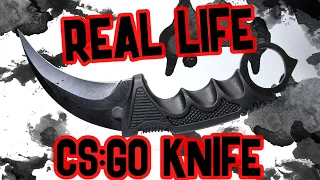 CS:GO Karambit Knife - Fixed Blade Tactical Knife Unboxing