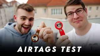 Hightech-Schnitzeljagd mit AirTags in der Stadt! - Funktionieren sie wirklich?