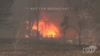 12-30-2021 Superior, CO Wildfire Tearing through Neighborhoods-Homes Engulfed