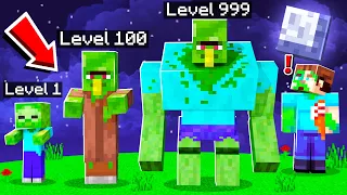 BUILD A ZOMBIE BASE TO SURVIVE THE MUTANT ZOMBIE APOCALYPSE IN MINECRAFT!