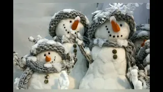 Дітям про сніговичка.