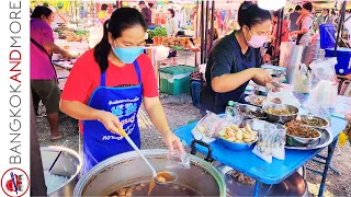 THAILAND Sunday Morning at 7AM - Best STREET FOOD Rural Market